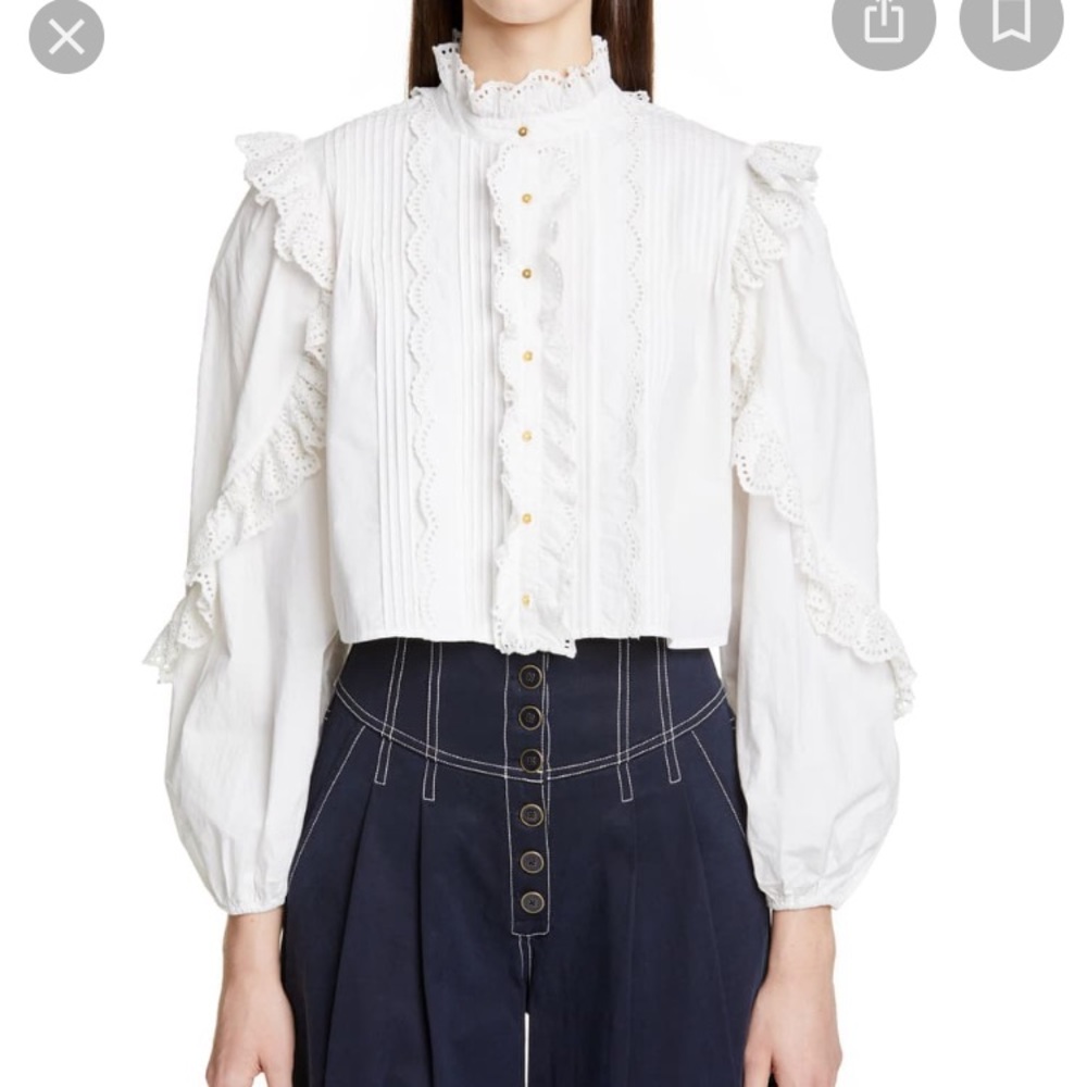 Ulla Johnson Adelaide Blouse. NWT